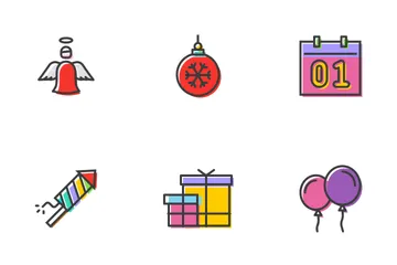 Happy New Year Icon Pack