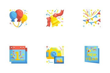 Happy New Year Icon Pack