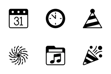 Happy New Year - Vol 1 Icon Pack