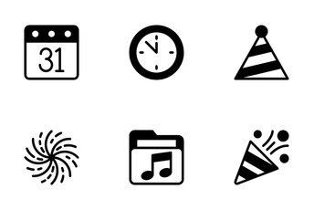 Happy New Year - Vol 1 Icon Pack