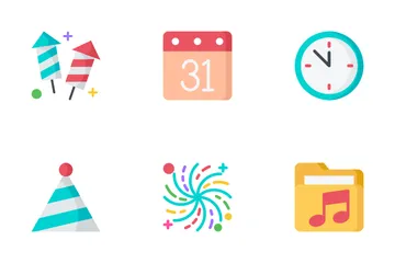 Happy New Year - Vol 1 Icon Pack