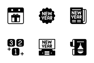 Happy New Year - Vol 2 Icon Pack