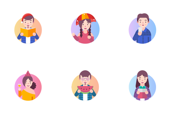 Happy People Icon Pack