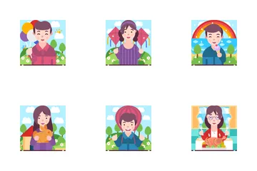 Happy People Icon Pack