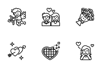 Happy Valentines Day Icon Pack
