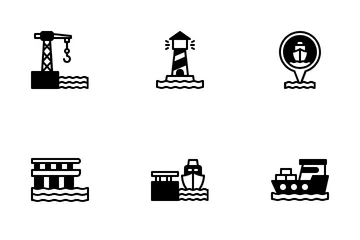 Harbor Semi Solid Icon Pack