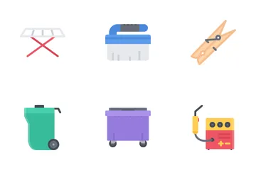 Hard Work Flat Icon Pack