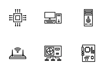 Hardware de computador Pacote de Ícones