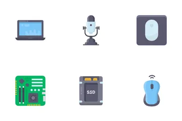 Hardware de computador Pacote de Ícones