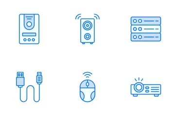 Hardware de la computadora Paquete de Iconos