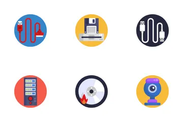 Hardware de la computadora Paquete de Iconos