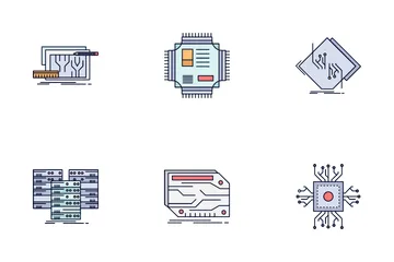 Hardware Engineering And Internet Icon Pack
