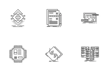 Hardware-Engineering und Internet Symbolpack