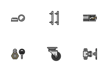 Hardware Furniture Equipment Icon Pack