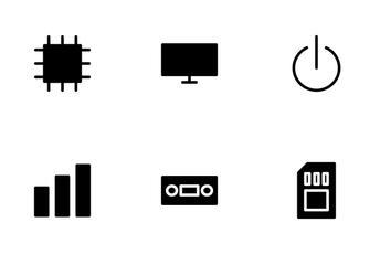 Hardware Glyph Icon Pack