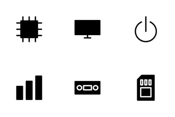 Hardware Glyph Icon Pack