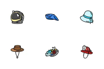 Hat Cap Female Fashion Icon Pack