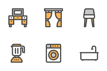 Haushaltsgeräte Symbolpack