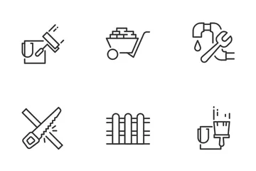 Hausrenovierung Symbolpack