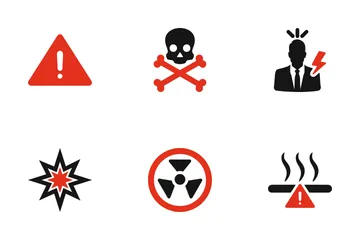 Hazard Danger Icon Pack