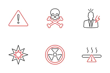 Hazard Danger Icon Pack