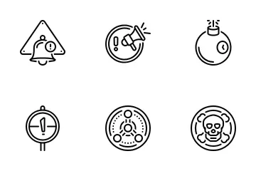 Hazard Danger Icon Pack