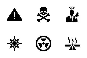 Hazard Danger Icon Pack