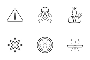 Hazard Danger Icon Pack