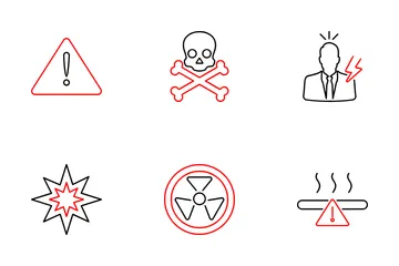 Hazard Danger Icon Pack