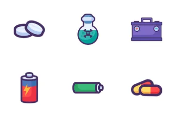 Hazardous Waste Icon Pack