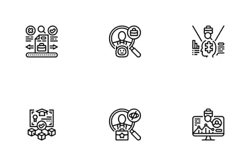 Head Hunting Recruitment Icon Pack