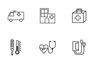 Health And Hospital Icon Pack