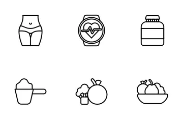Health And Nutrition Icon Pack