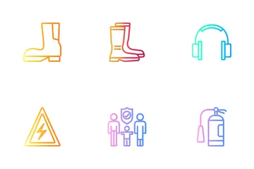 Health And Safety Tools Icon Pack