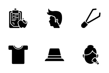 Health Beauty And Fashion Icon Pack