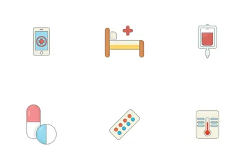  Health Care Medical Tools Medical Heart Eye  Icon Pack