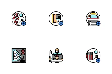 Health Check Medical Doctor Icon Pack