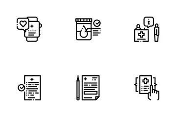 Health Checkup Medical Icon Pack
