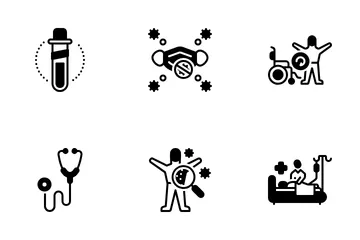 Health Checkup Solid Icon Pack