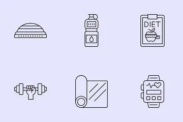 Health & Fitness Icon Pack Icon Pack