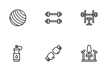 Health Fitness Icon Pack