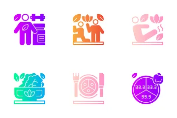 Health Fitness Icon Pack