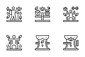 Health Fitness Icon Pack