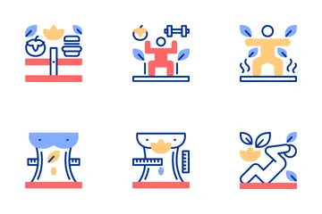 Health Fitness Icon Pack