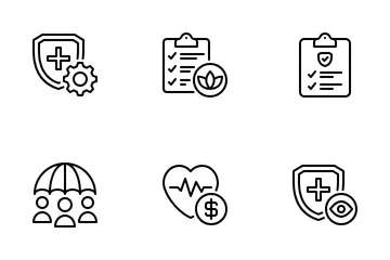 Health Insurance Icon Pack