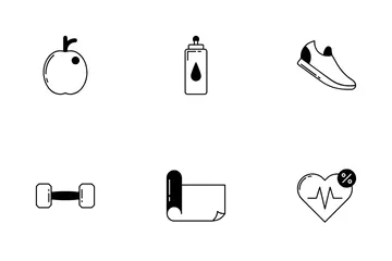 Health Lifestyle Icon Pack
