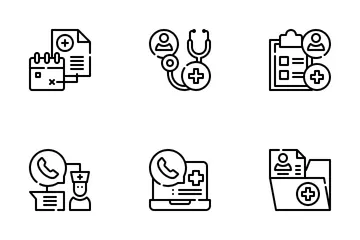 Health Management Icon Pack