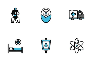 Healthcare And Medical Filled Outline Icon Pack