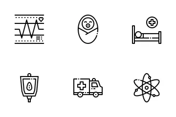 Healthcare And Medical Filled Outline Icon Pack