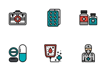 Healthcare & Medical Outline Icon Pack
